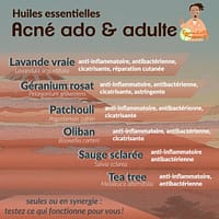 Acné et huiles essentielles
