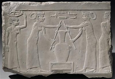 Pressage des fleurs de lys – Égypte ancienne