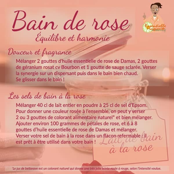 Essentielle Marguerite - Bain de rose Bain de rose