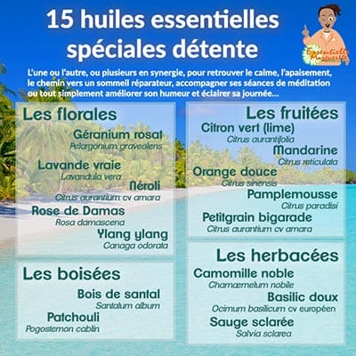15 huiles essentielles spéciales détente 15 huiles essentielles spéciales détente